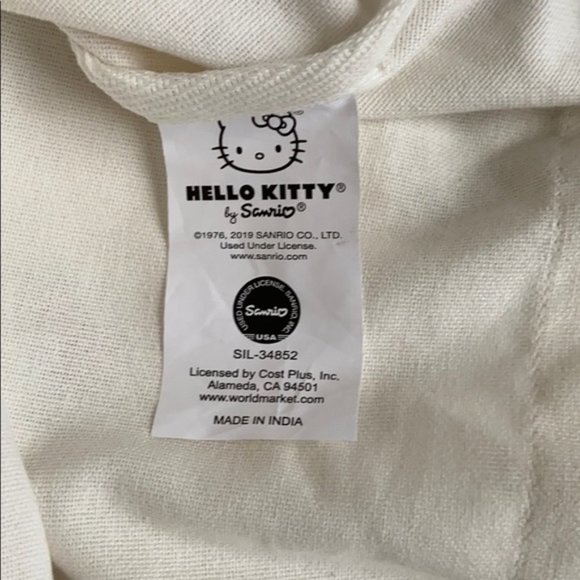 Large Retro Hello Kitty Canvas Tote Bag - Picture 8 of 9